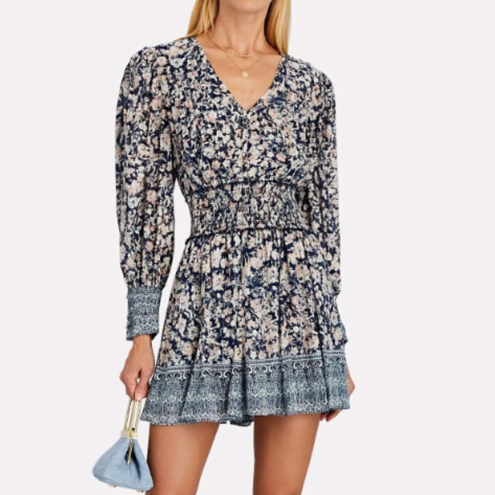 Intermix Women’s Lana Floral Smocked Mini Dress‎